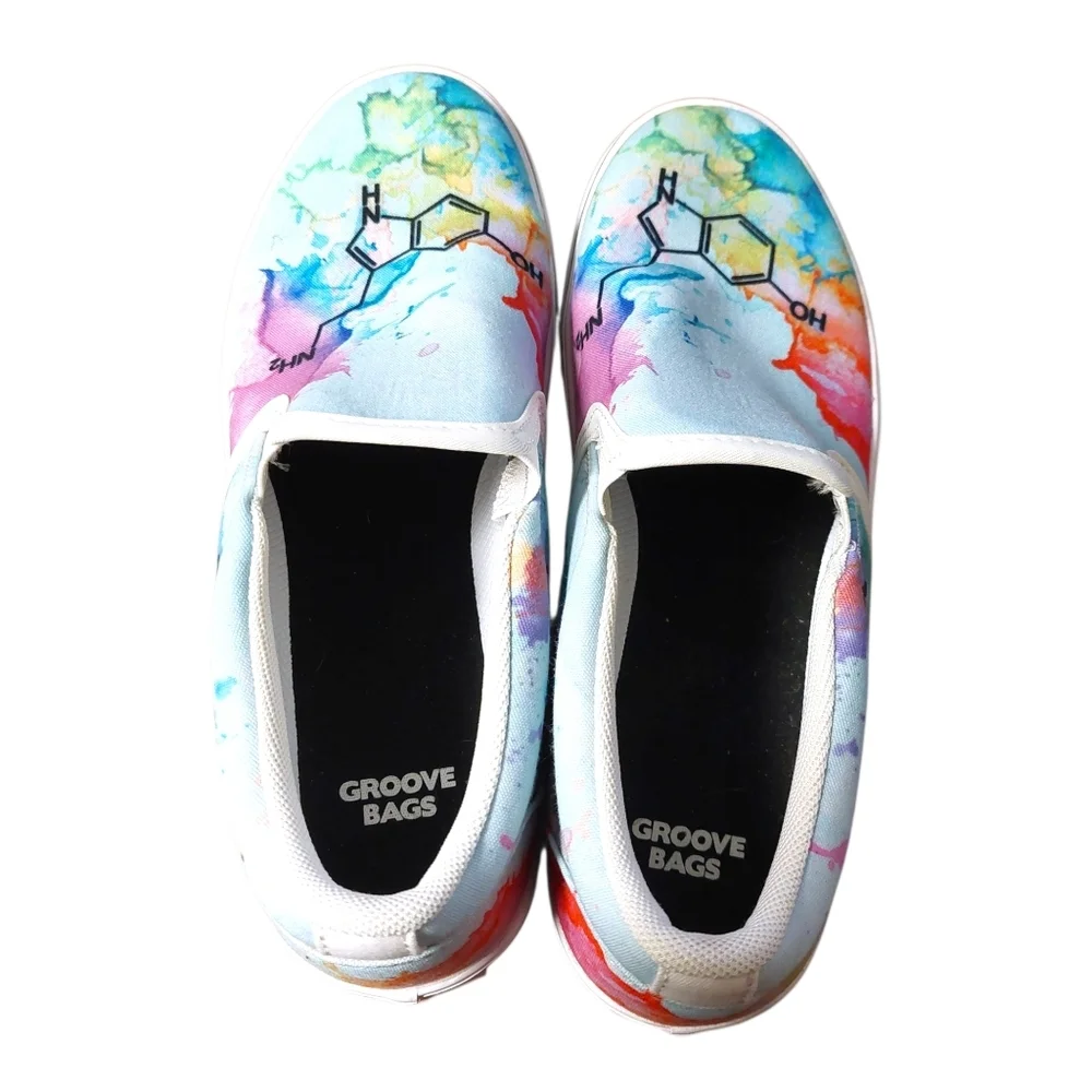 Unisex New W/O Tags GrooveBags Custom Hardsole Seratonin Shoes